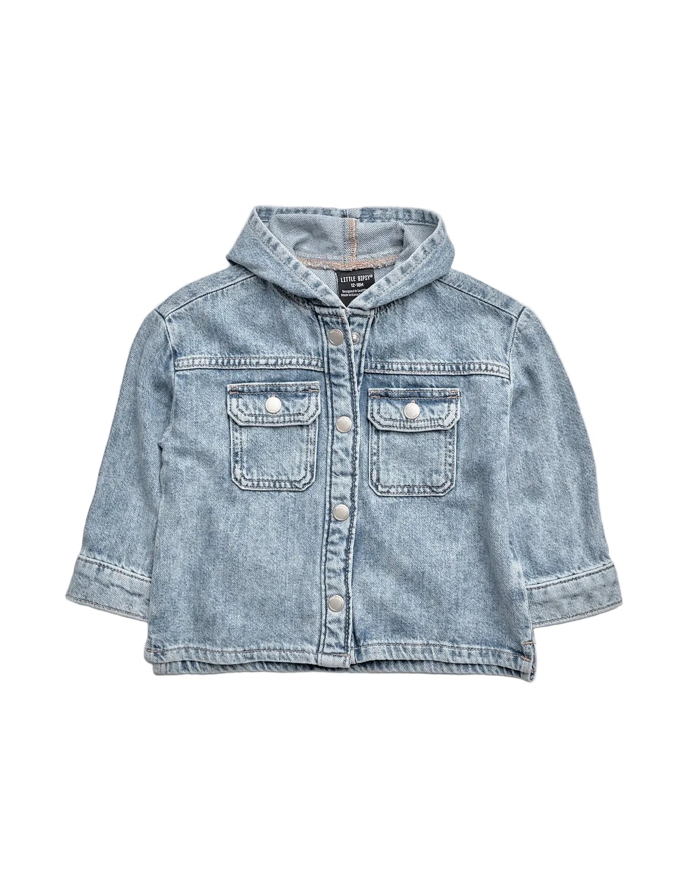 Lightweight Hooded Denim Jacket - Image 12