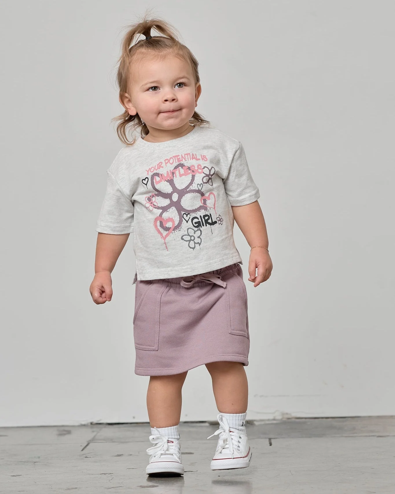 Limitless Tee - Light Heather Grey - Image 3