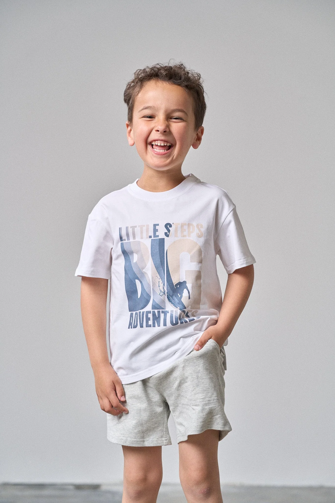 Little Steps, Big Adventures Waves Tee - Image 5