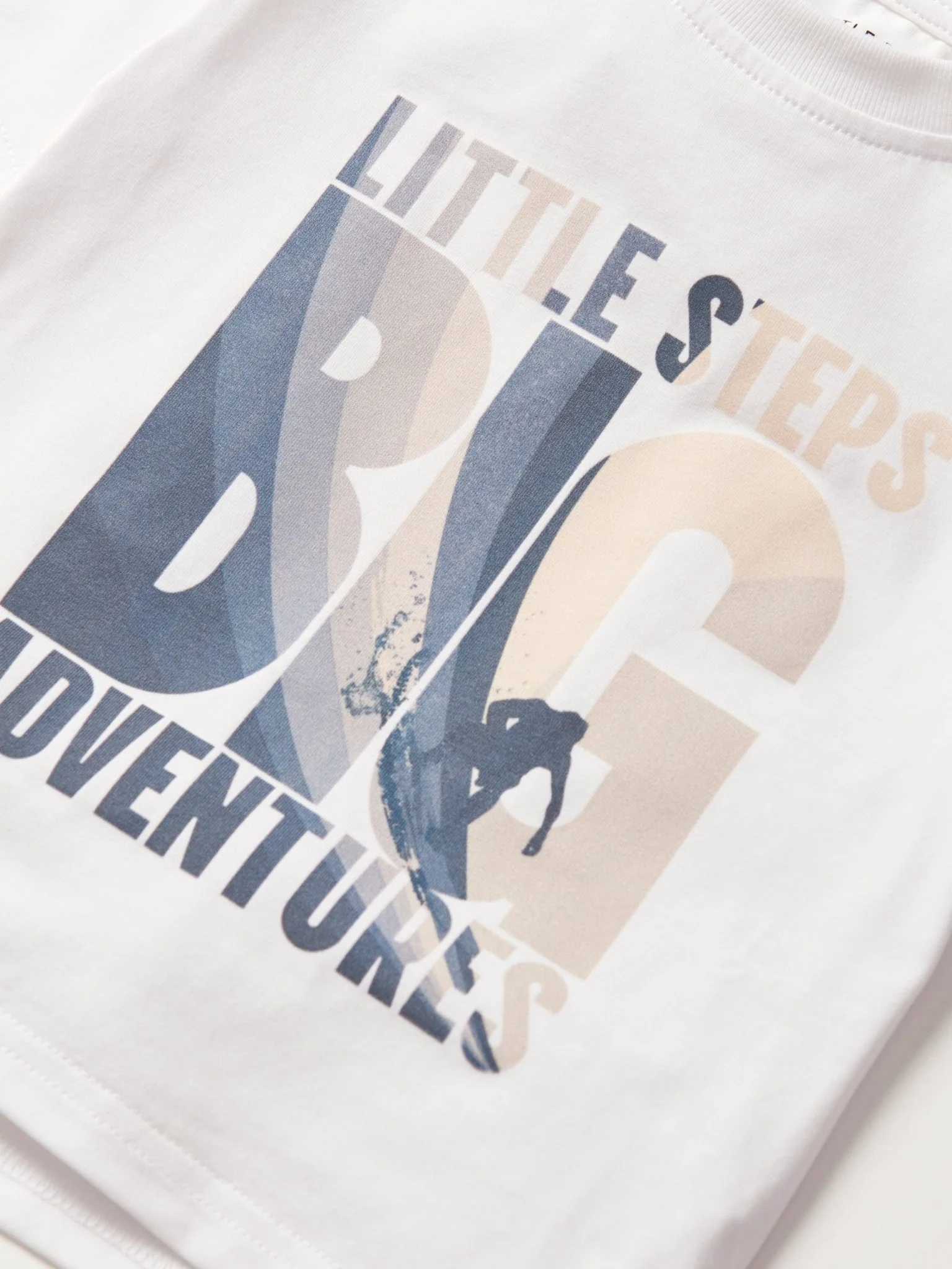 Little Steps, Big Adventures Waves Tee - Image 7