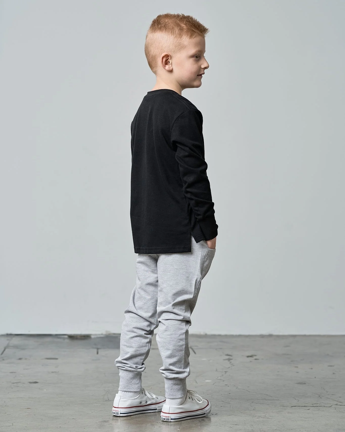 Long Sleeve Elevated Tee - Black - Image 8