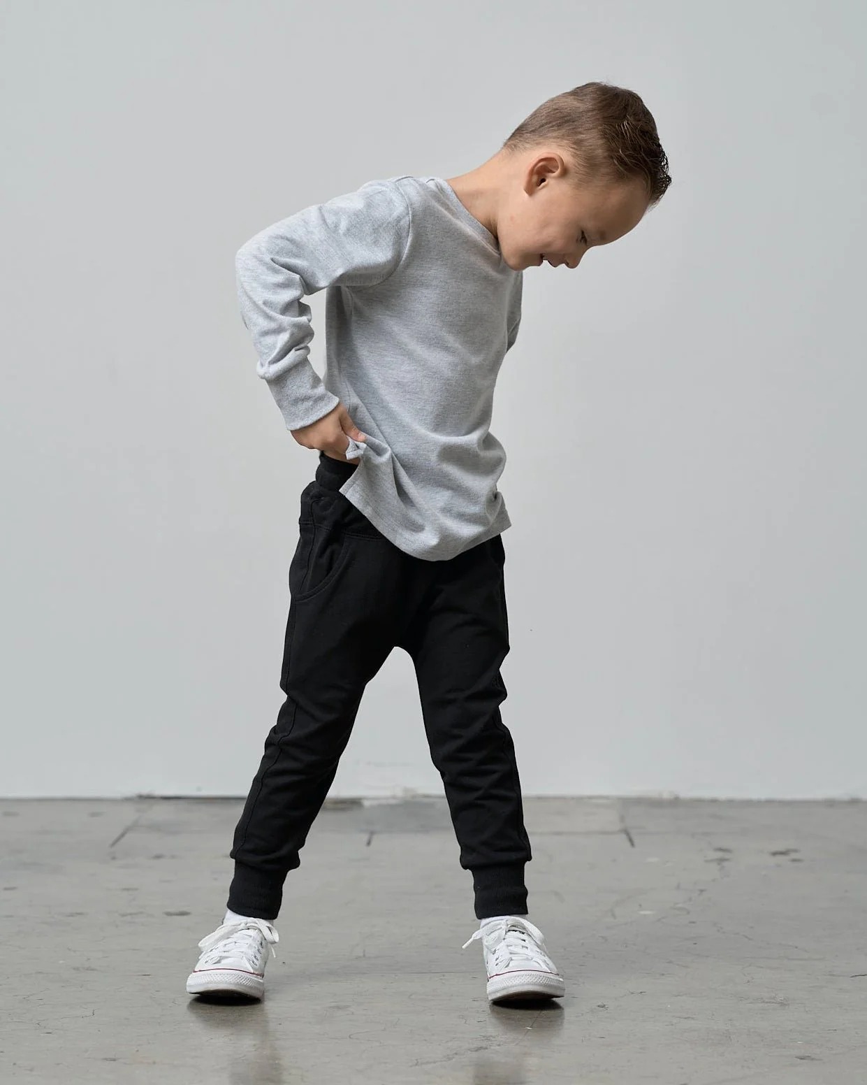 Long Sleeve Elevated Tee - Grey - Image 7