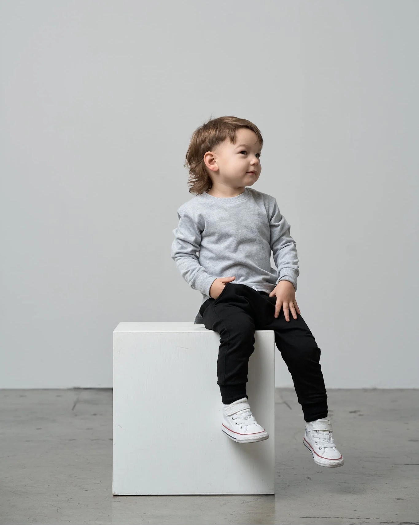 Long Sleeve Elevated Tee - Grey - Image 8