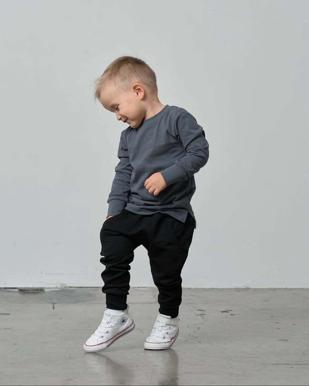 Long Sleeve Elevated Tee - Smoke - Image 6