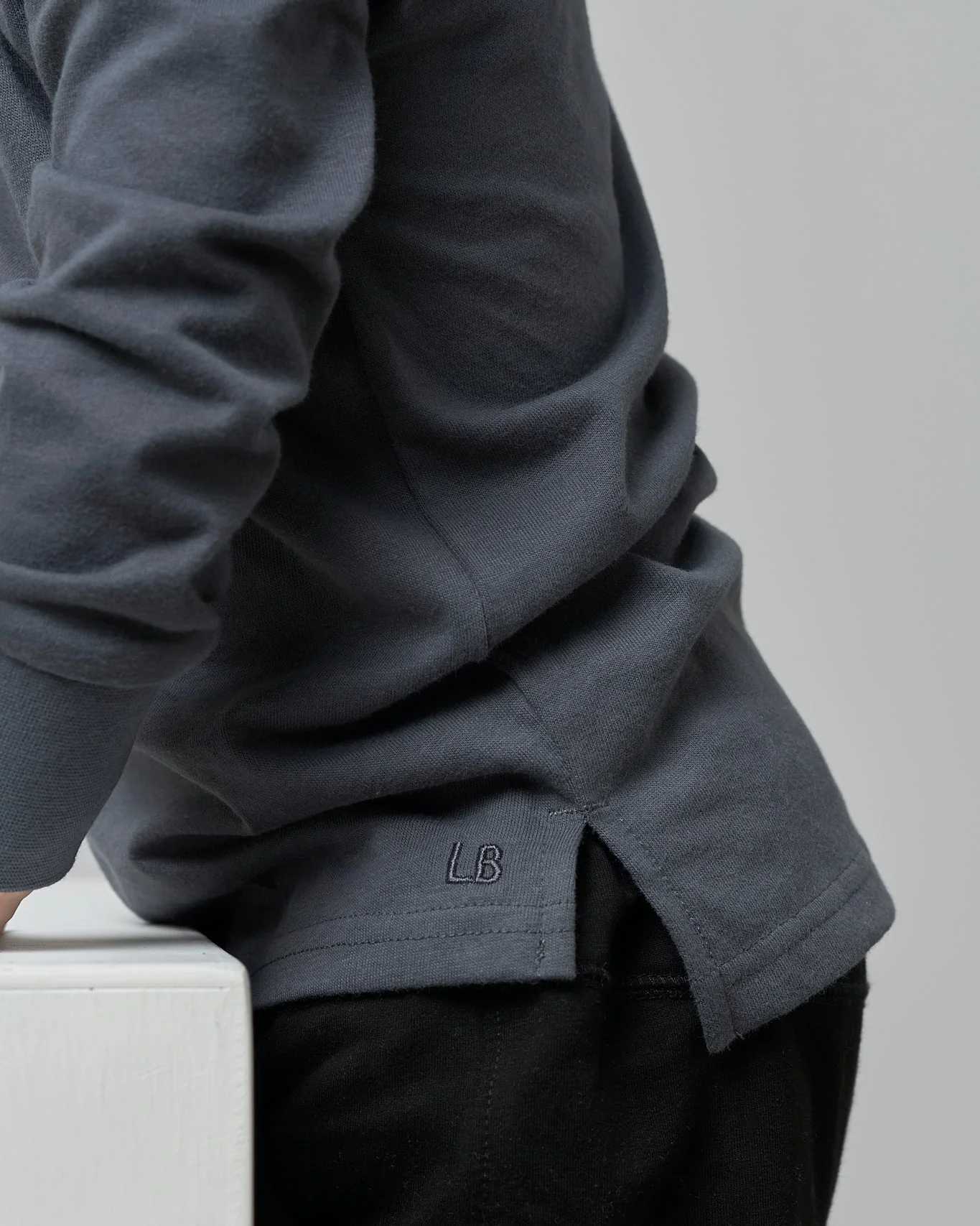 Long Sleeve Elevated Tee - Smoke - Image 8