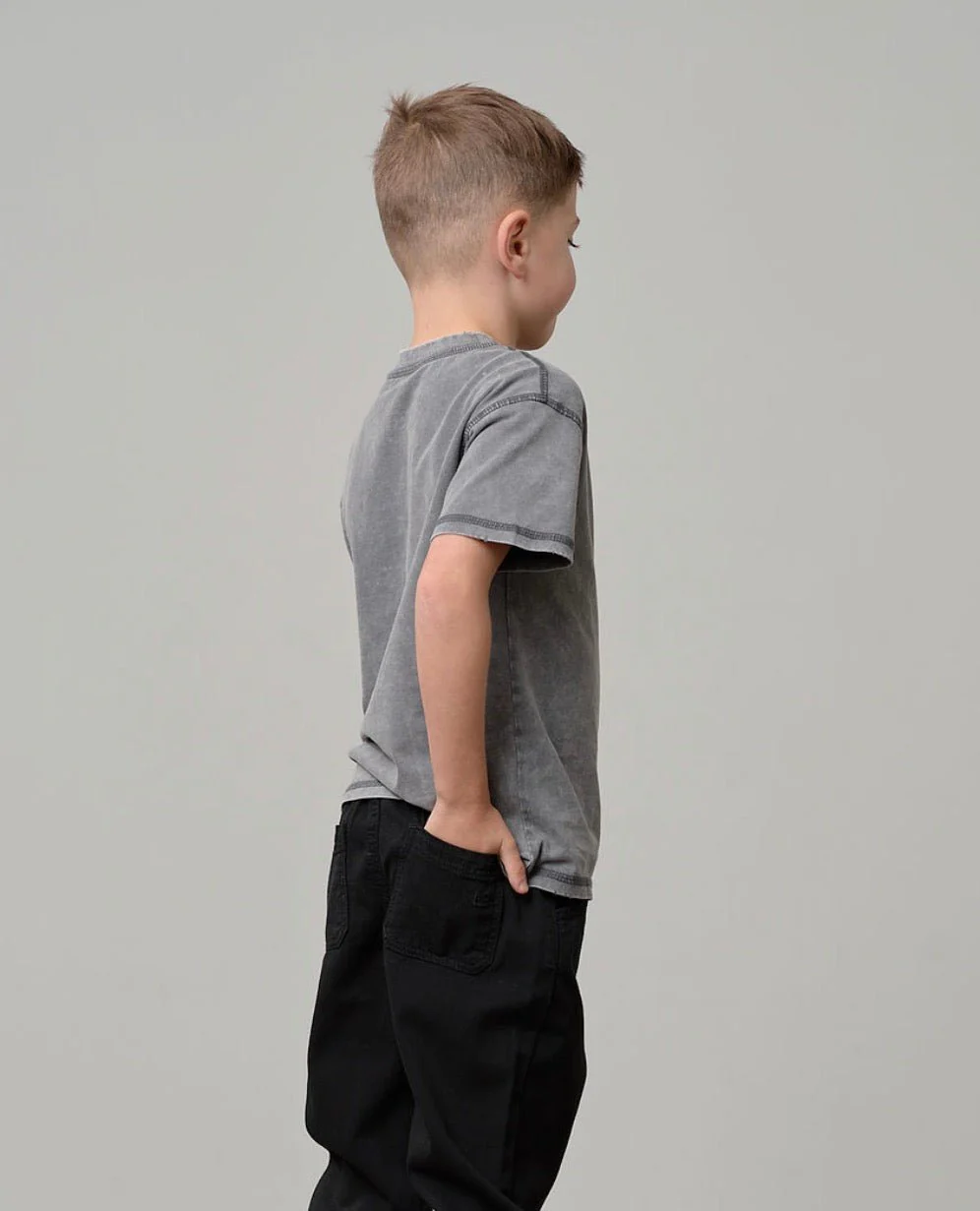 Mineral Wash Tee - Graphite - Image 3