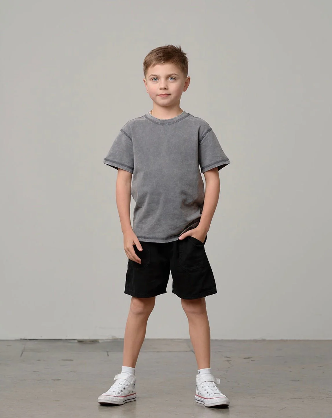 Mineral Wash Tee - Graphite - Image 4