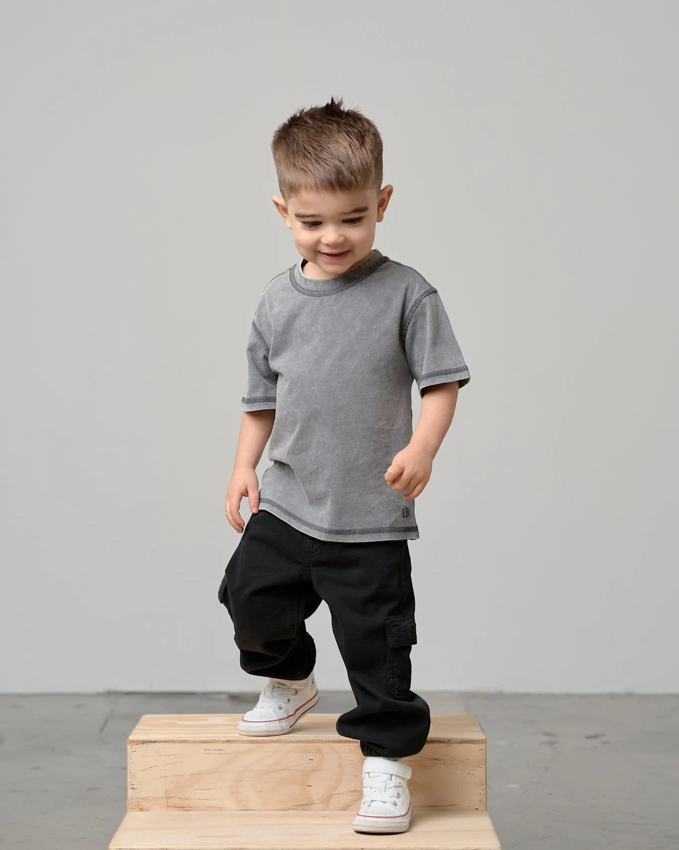 Mineral Wash Tee - Graphite - Image 5
