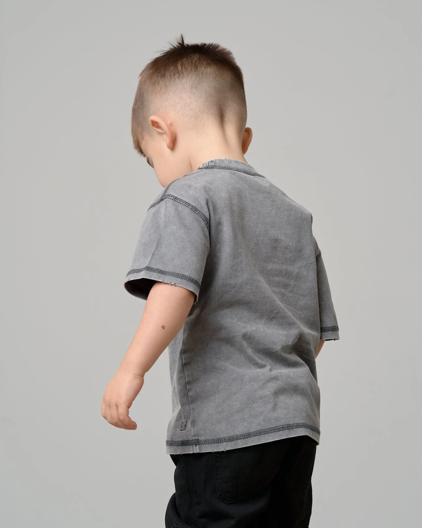 Mineral Wash Tee - Graphite - Image 6