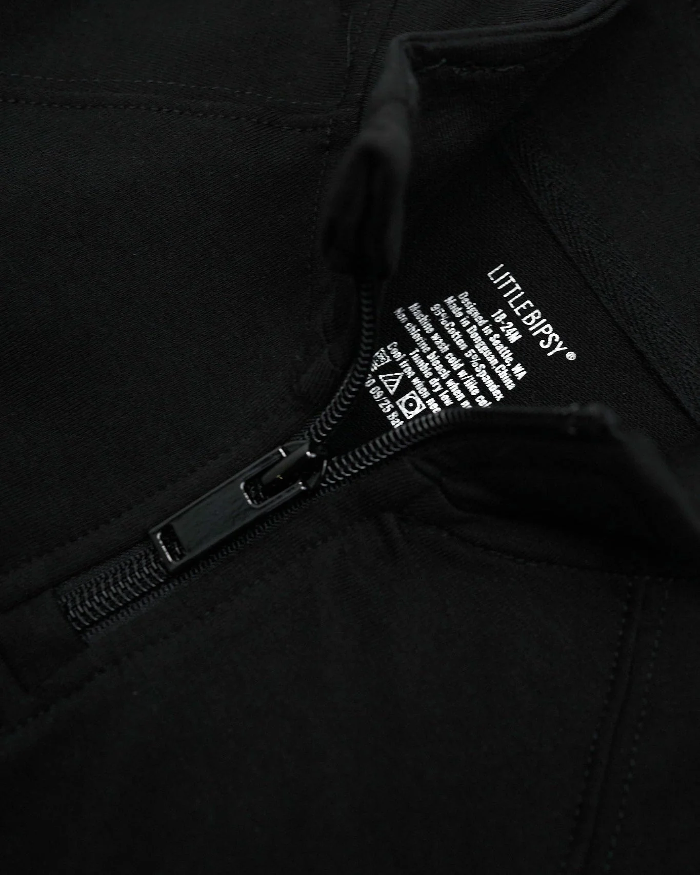 Quarter Zip Pullover - Black - Image 10