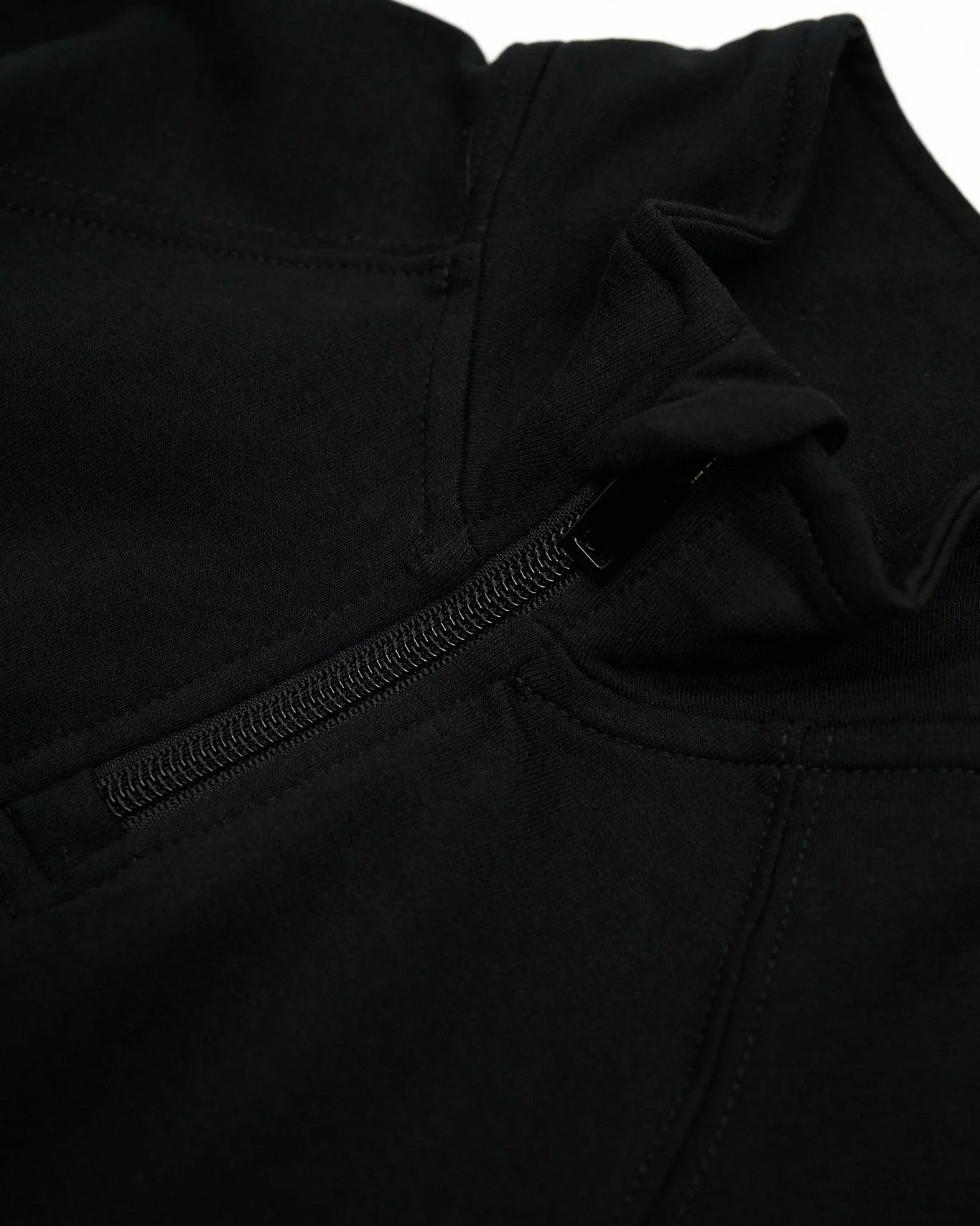 Quarter Zip Pullover - Black - Image 11