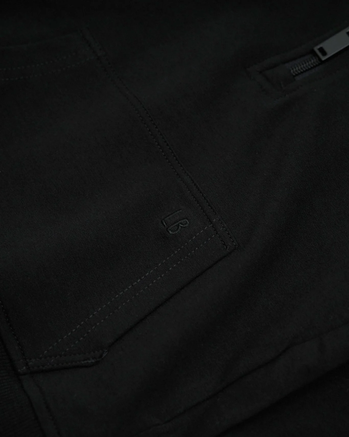 Quarter Zip Pullover - Black - Image 9