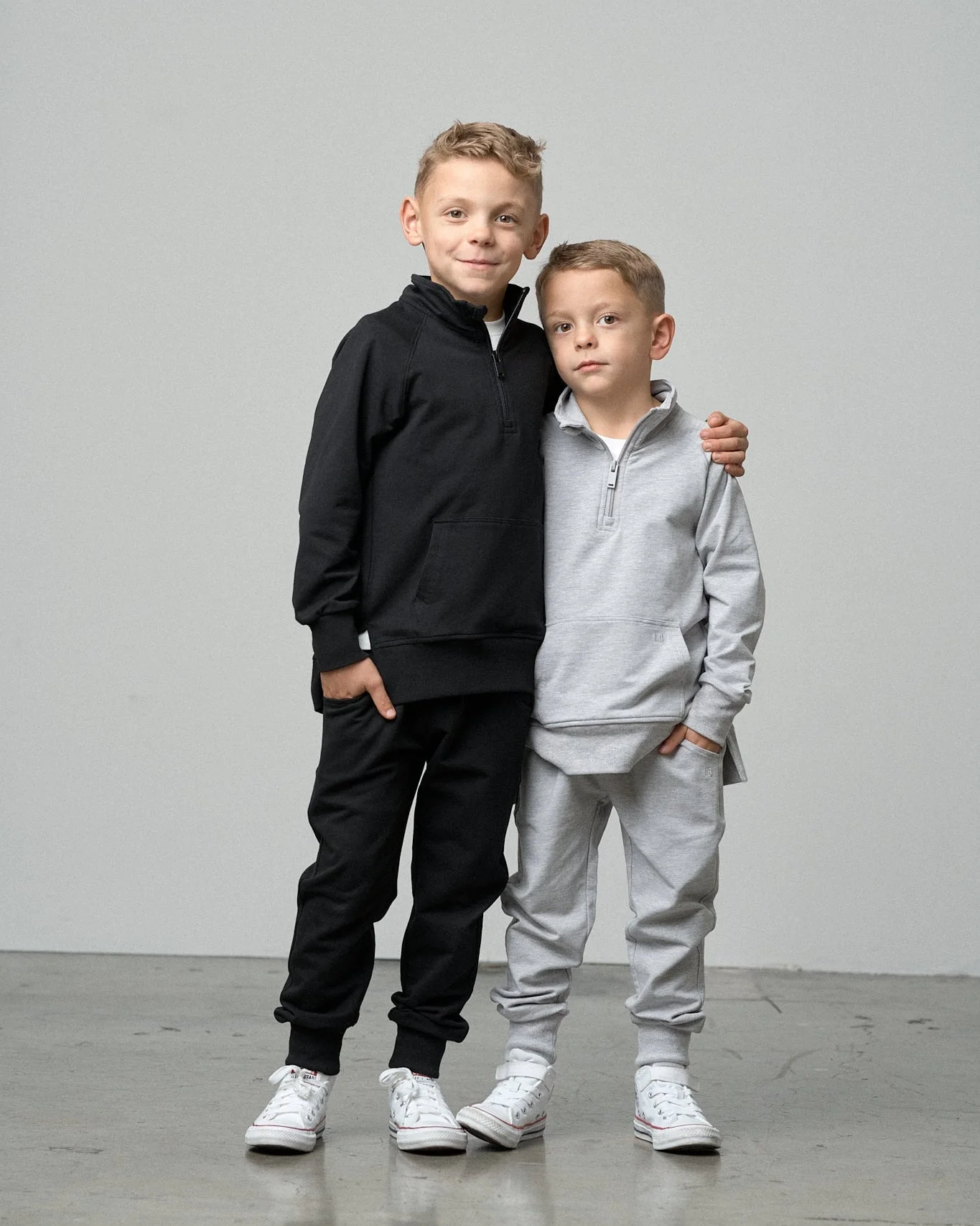 Quarter Zip Pullover - Grey - Image 4