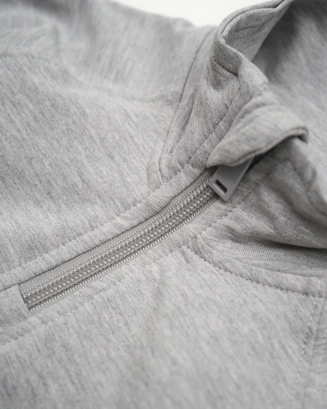 Quarter Zip Pullover - Grey - Image 7