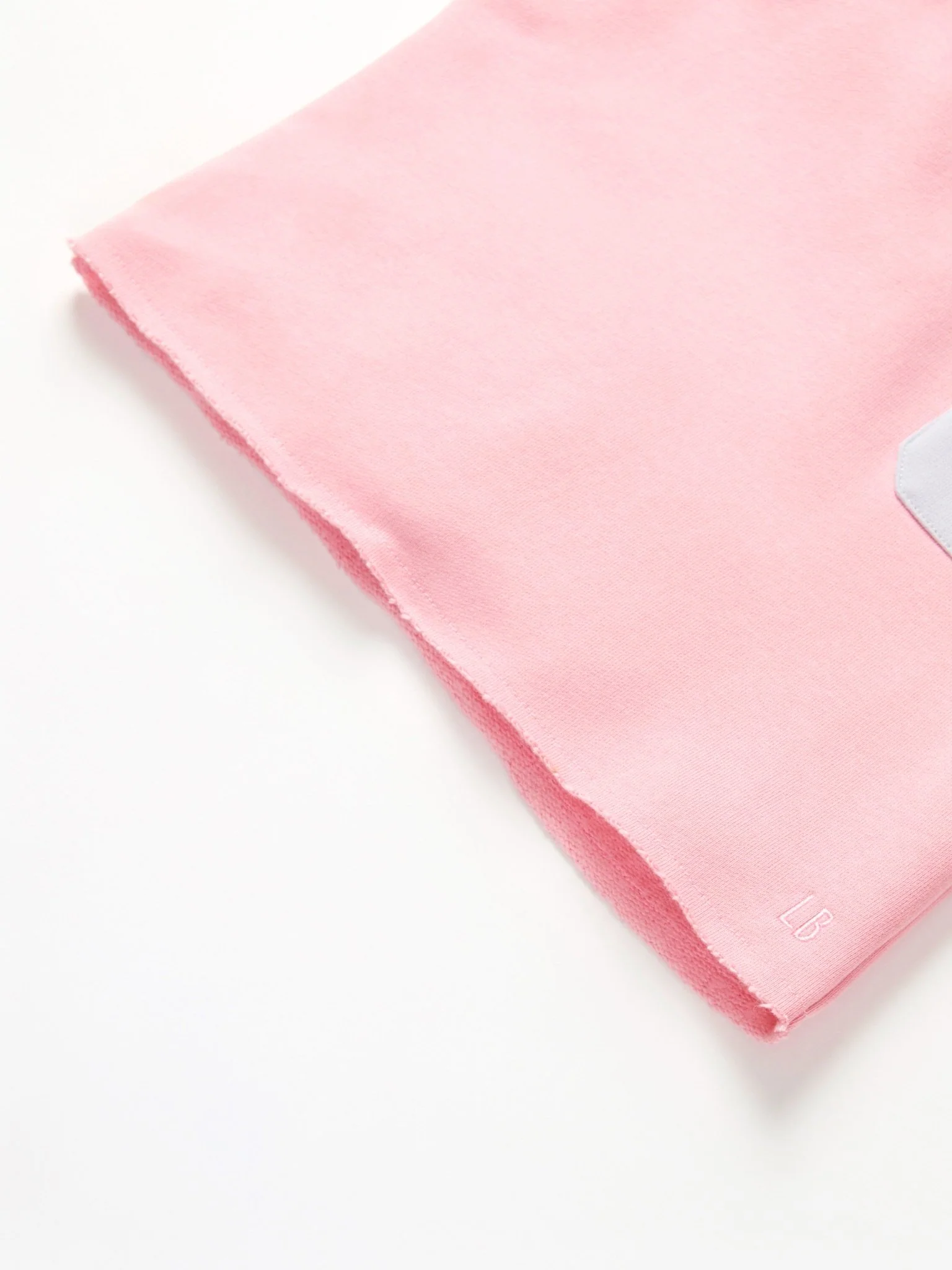 Raw Edge Elevated Crewneck - Rose - Image 10