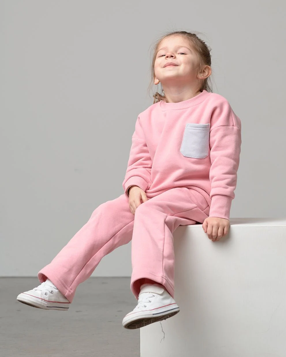 Relaxed Elevated Sweatpant -Rose - Image 4