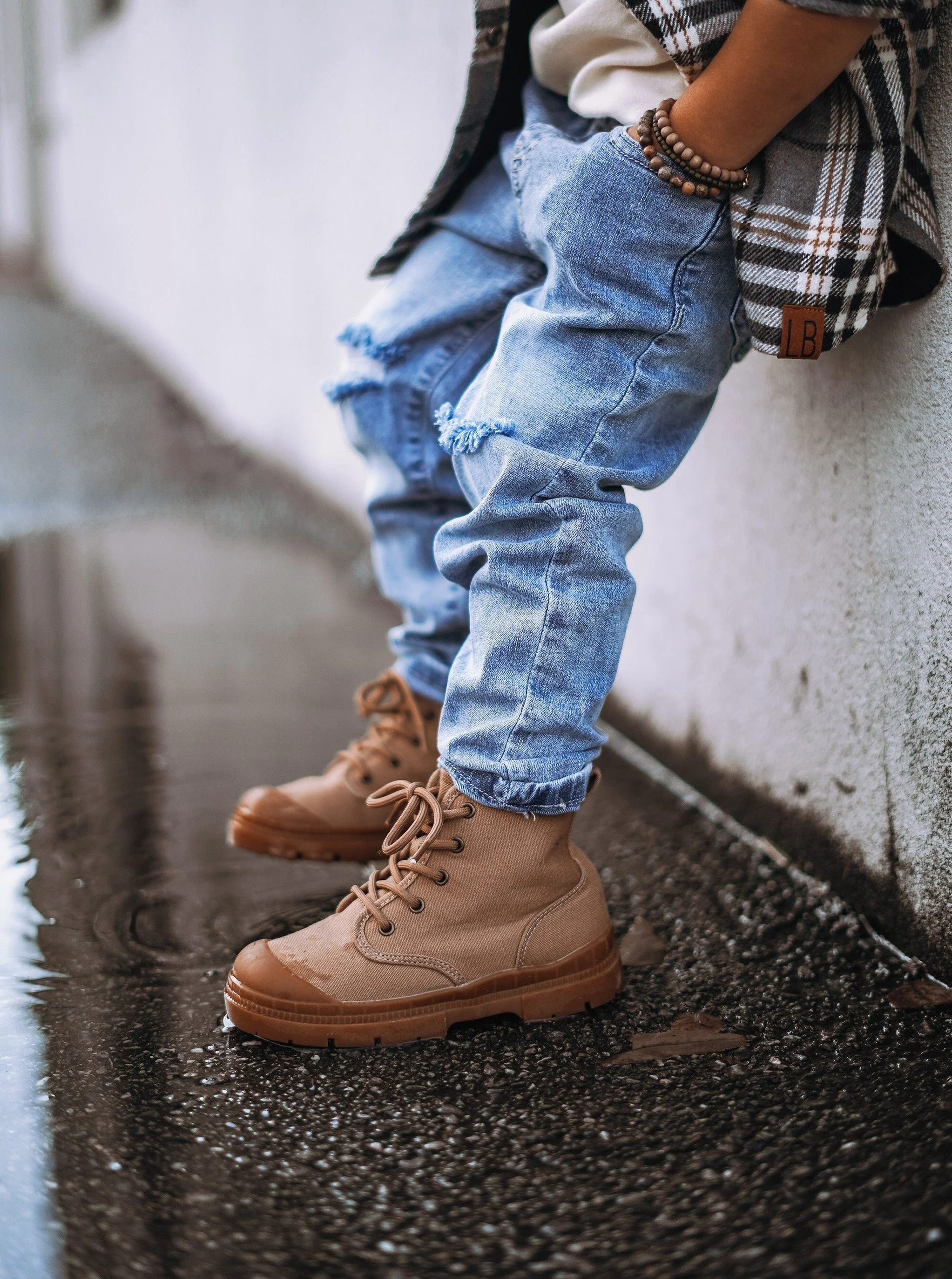 Relaxed Fit Distressed Denim - Image 7
