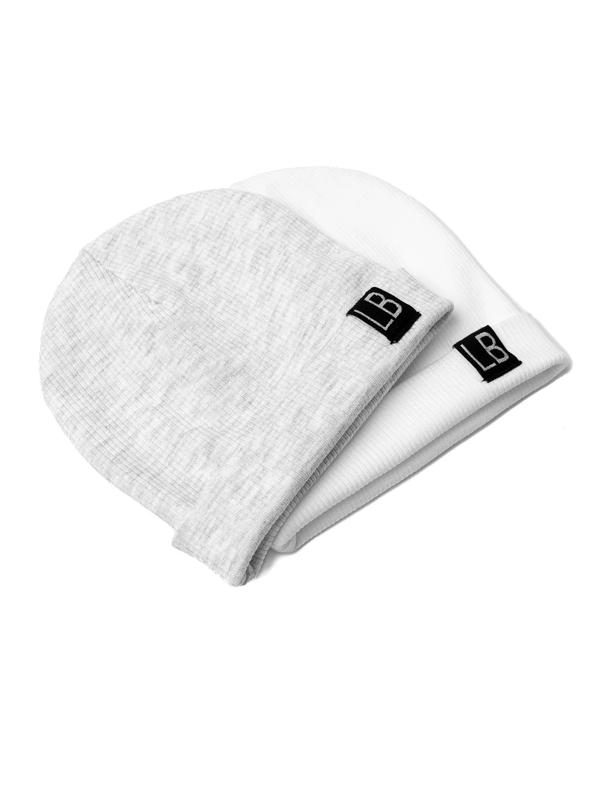 Ribbed Beanie - Grey - Image 4