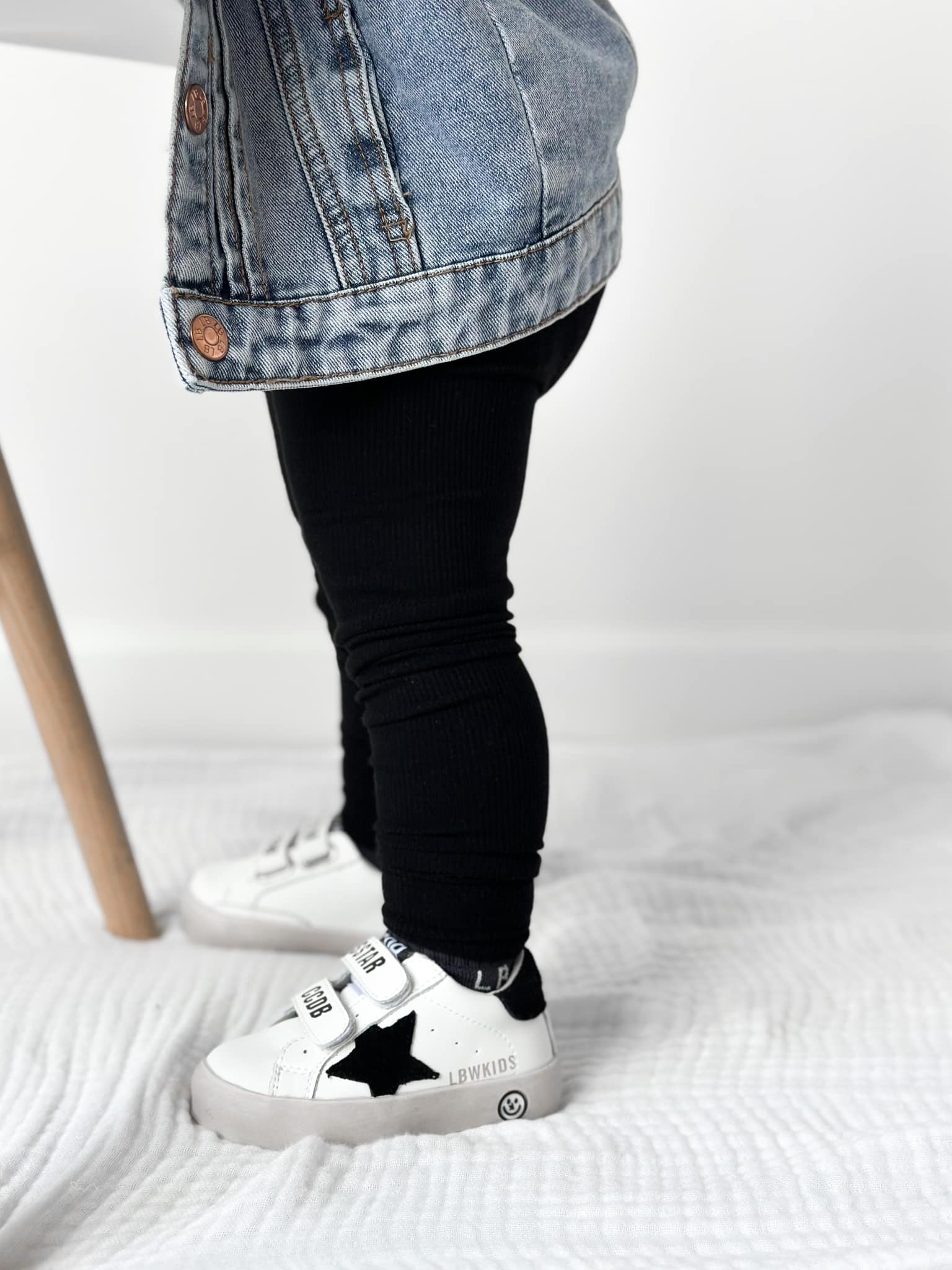 Ribbed Legging - Black - Image 10