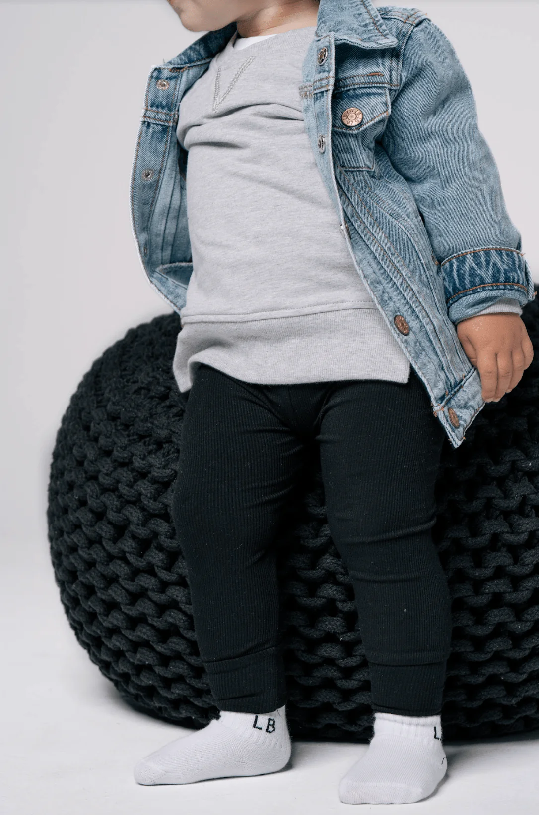 Ribbed Legging - Black - Image 8