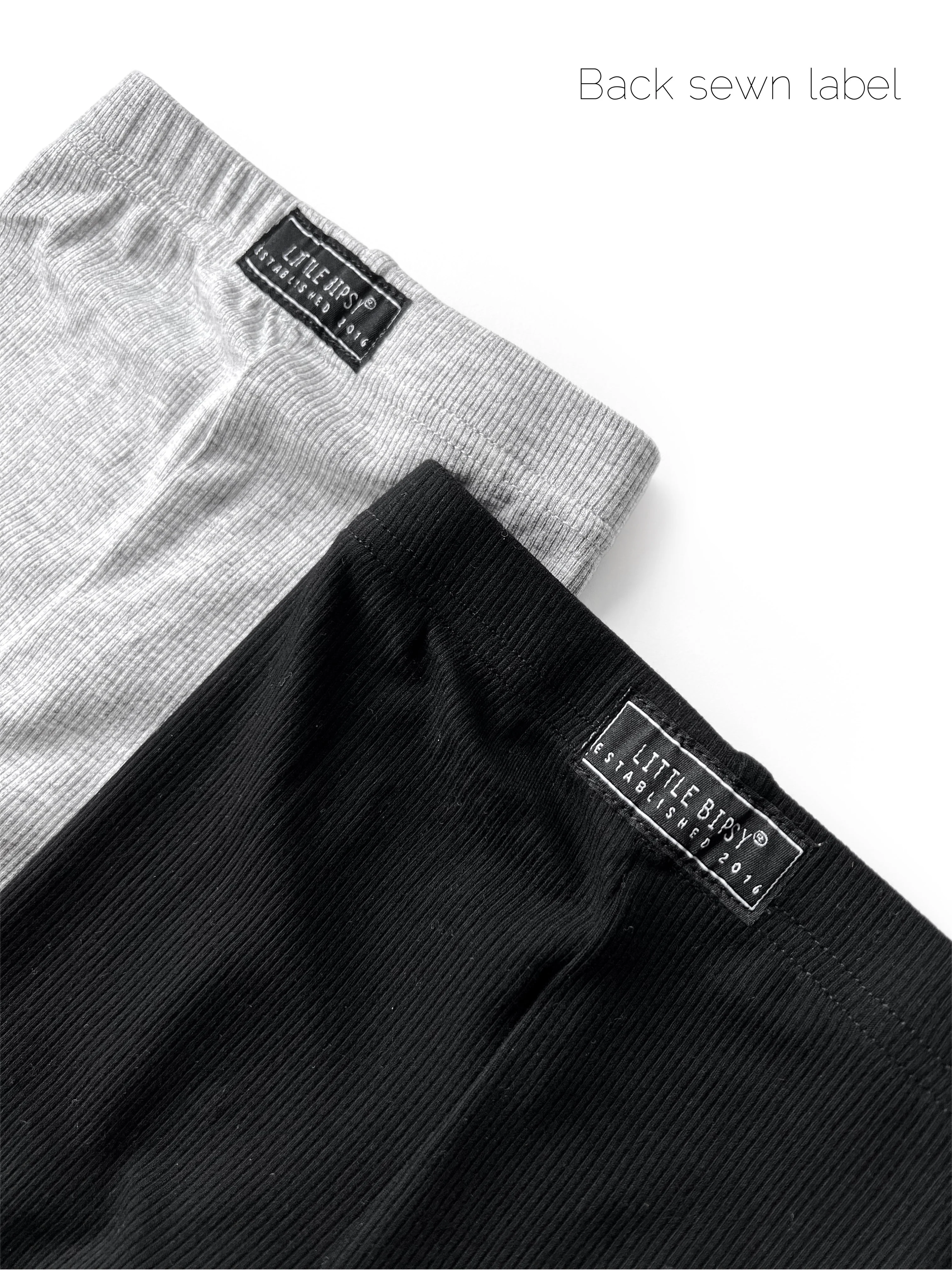 Ribbed Legging - Grey - Image 7