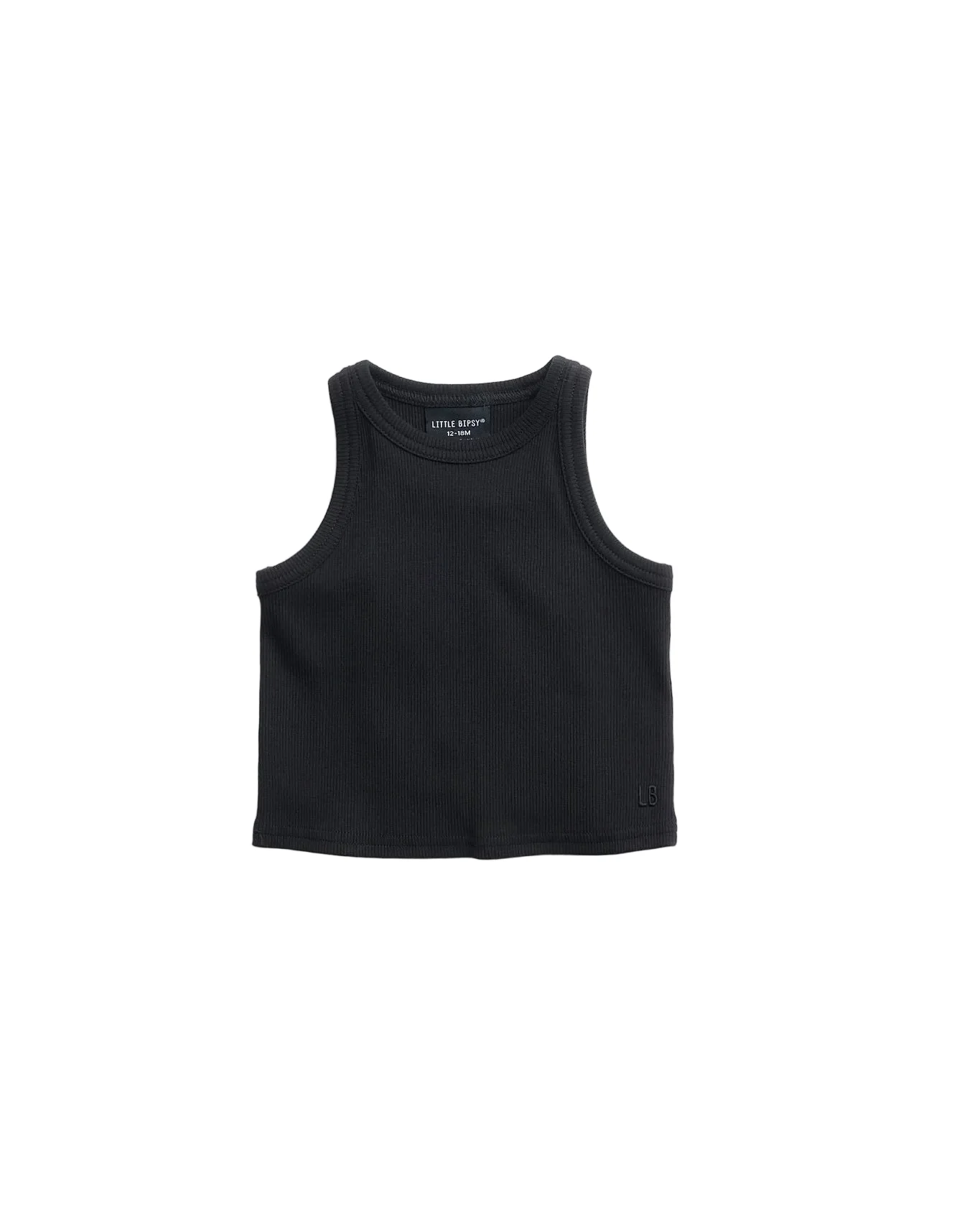 Ribbed Tank - Black - Image 11