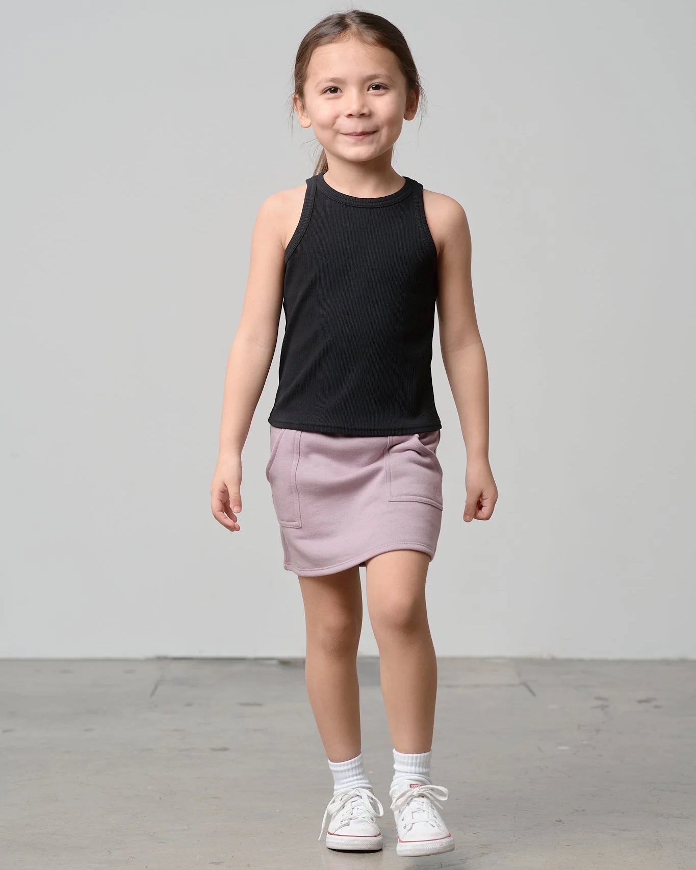 Ribbed Tank - Black - Image 4