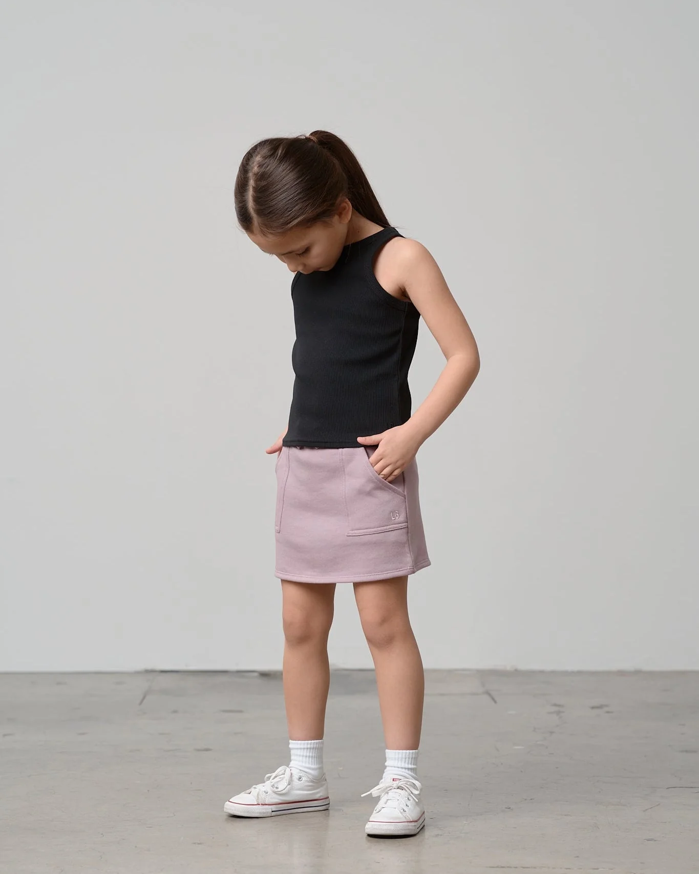 Ribbed Tank - Black - Image 6