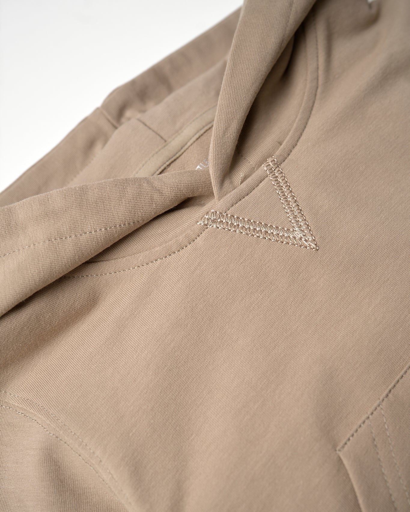 Short Sleeve Hoodie - Driftwood - Image 12