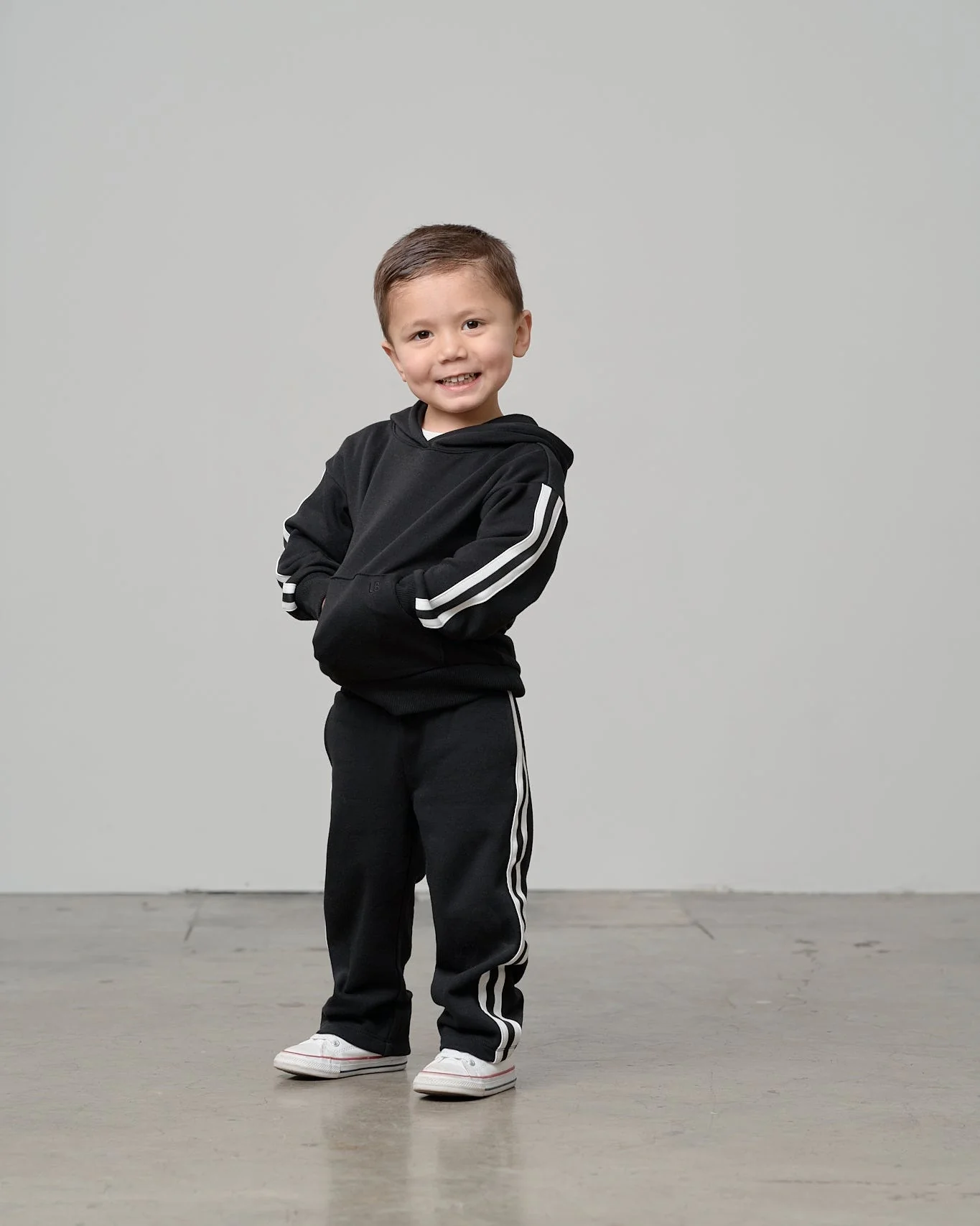 Side Trim Hoodie - Black - Image 4