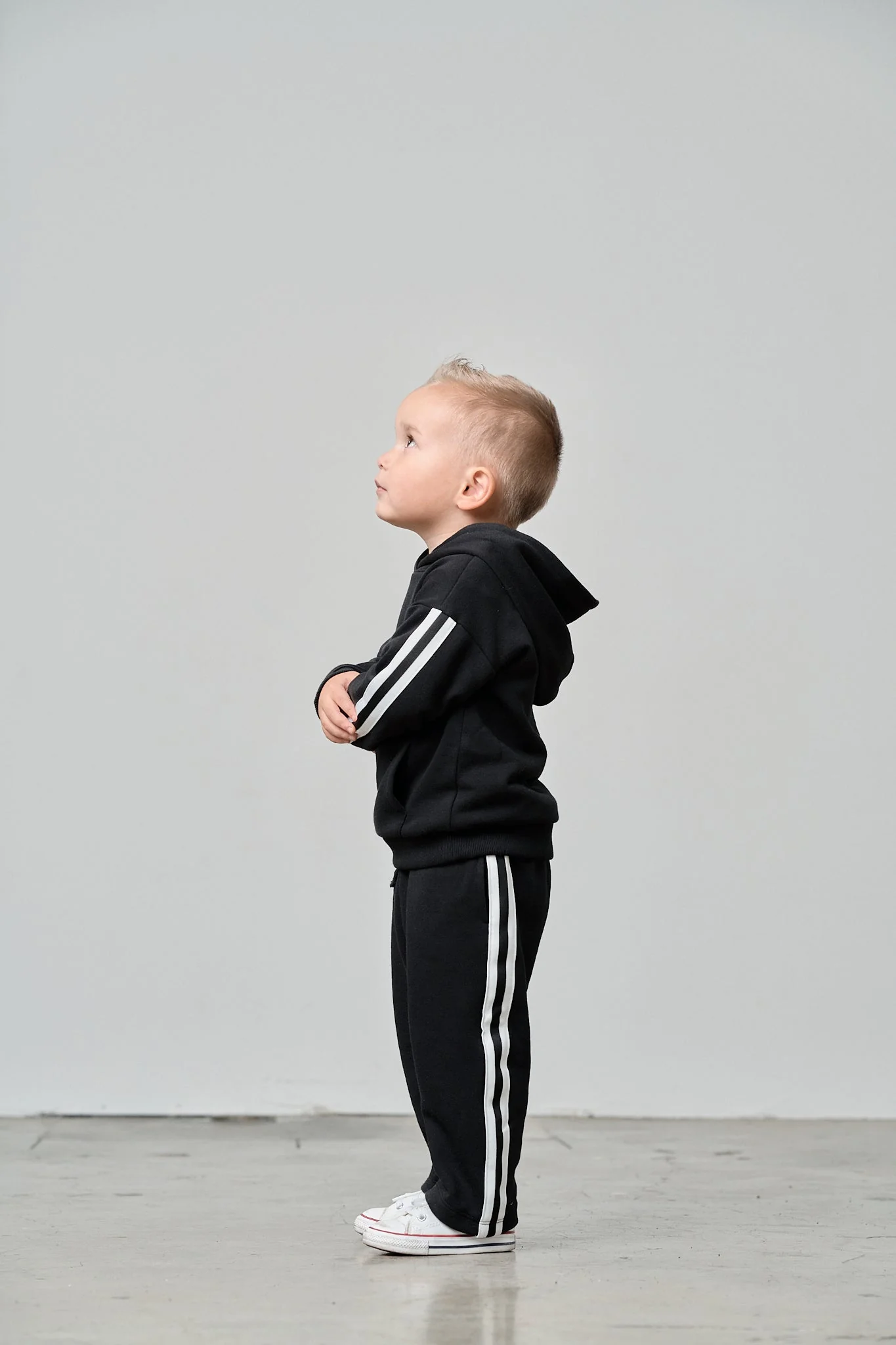 Side Trim Hoodie - Black - Image 8