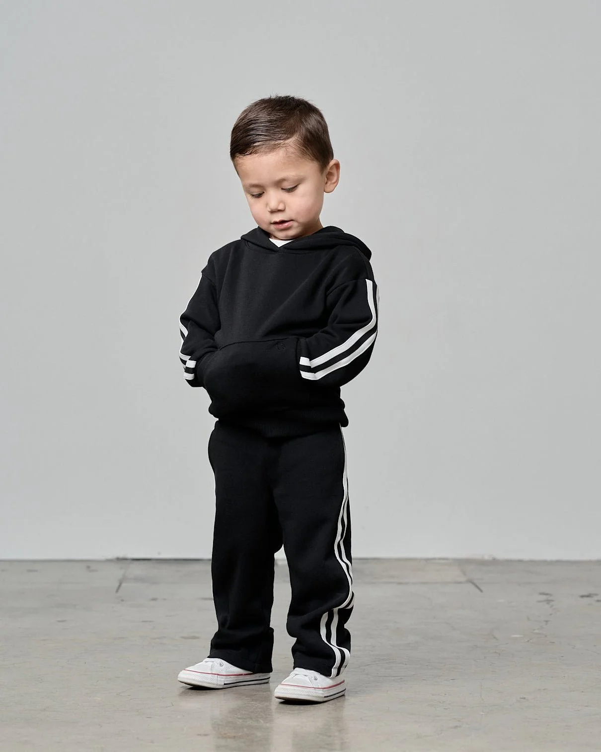 Side Trim Hoodie - Black - Image 9