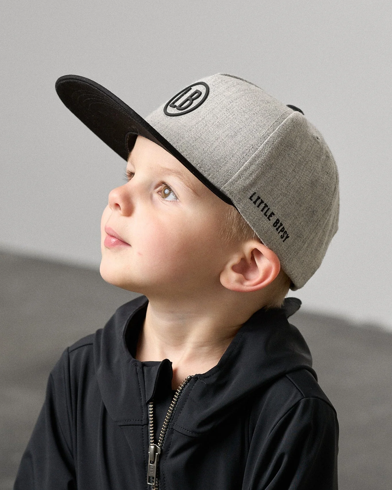 Snapback Hat - Light Grey - Image 3