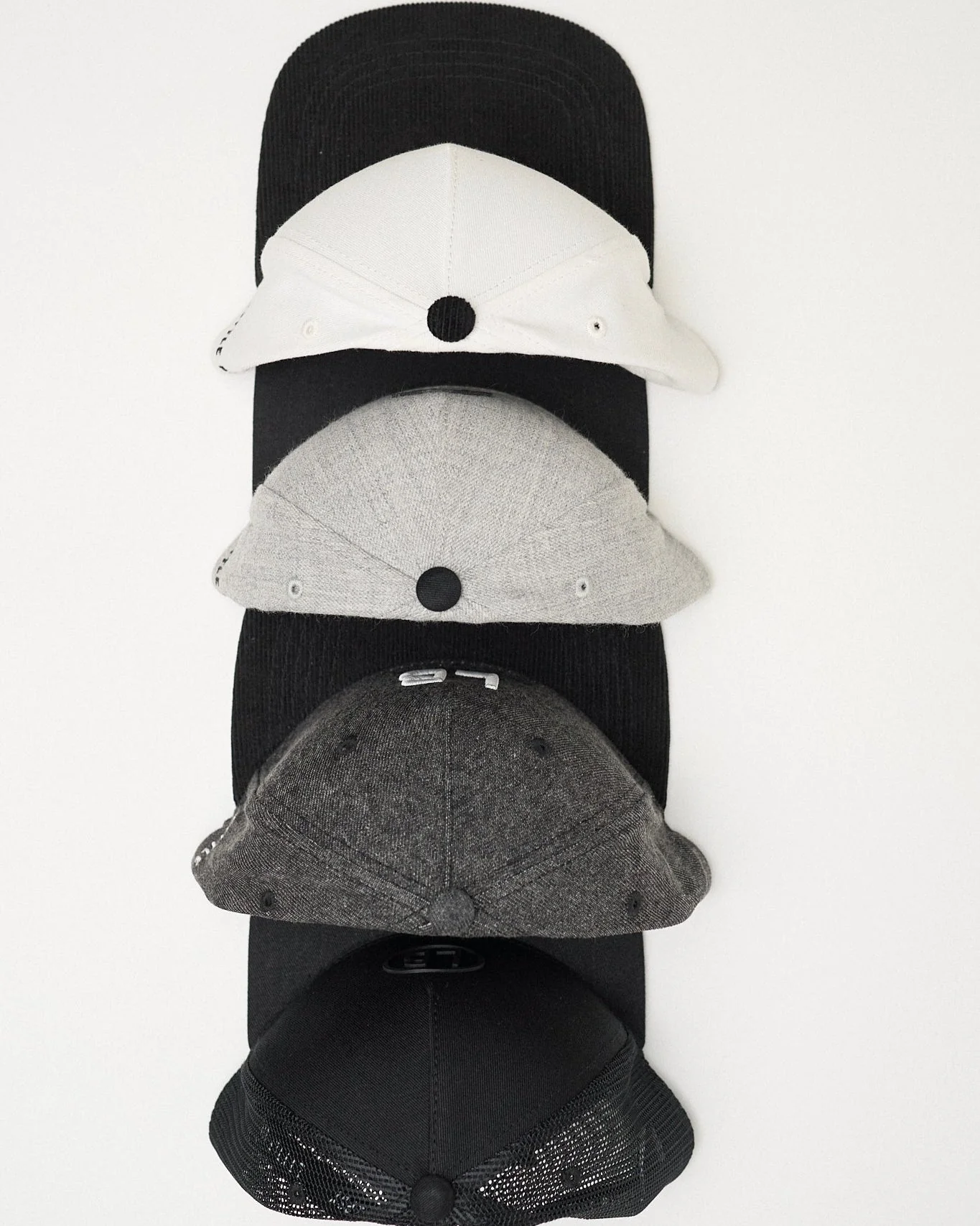 Snapback Hat - Light Grey - Image 9