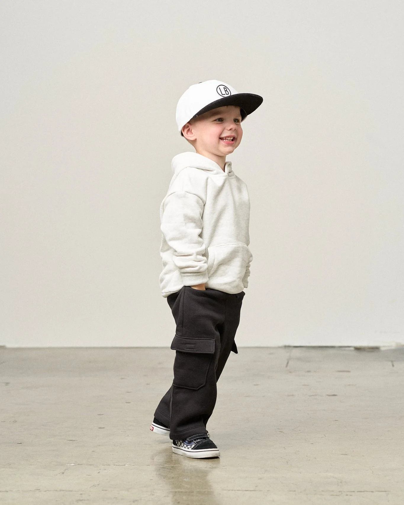 Snapback Hat - White - Image 5