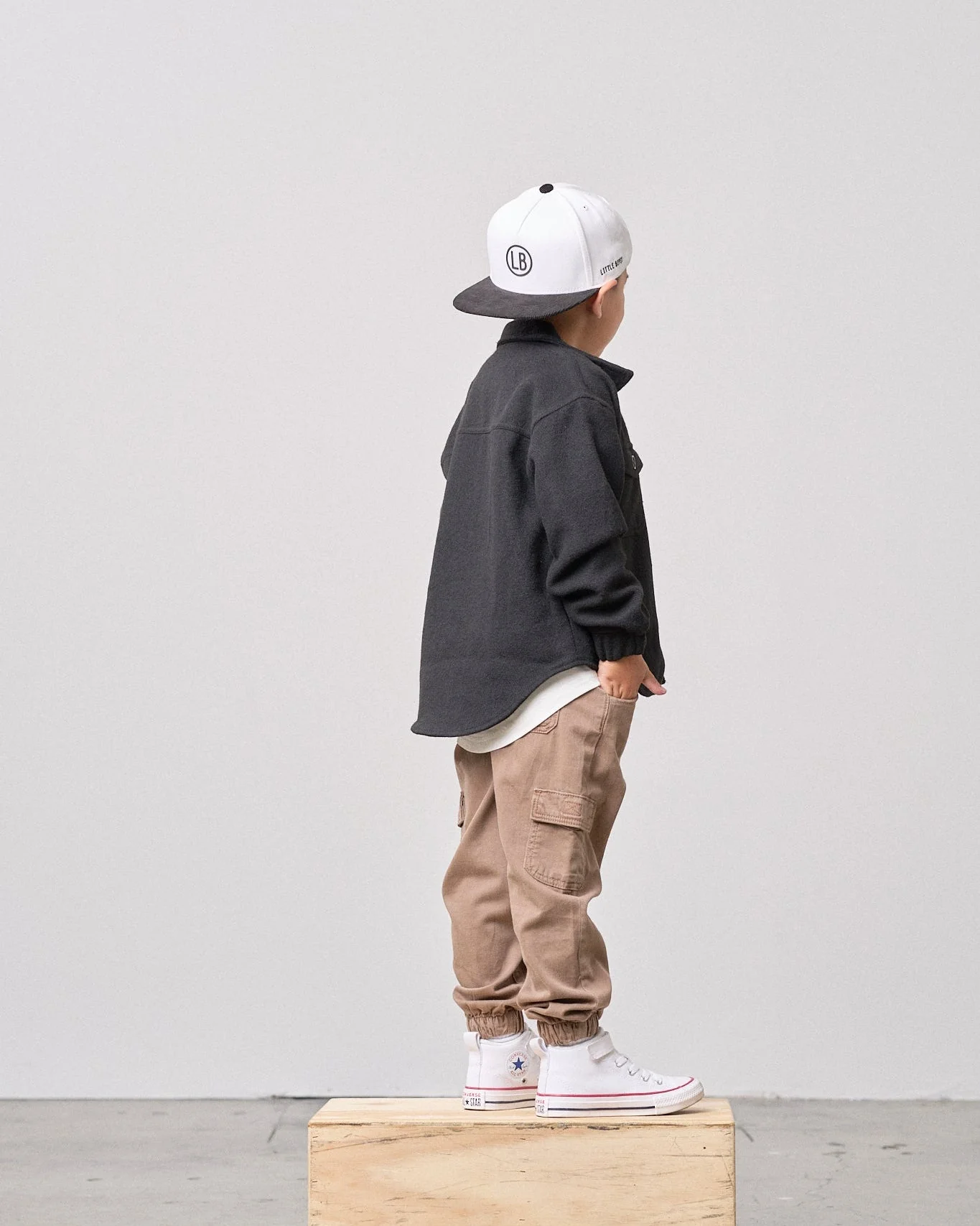 Snapback Hat - White - Image 6