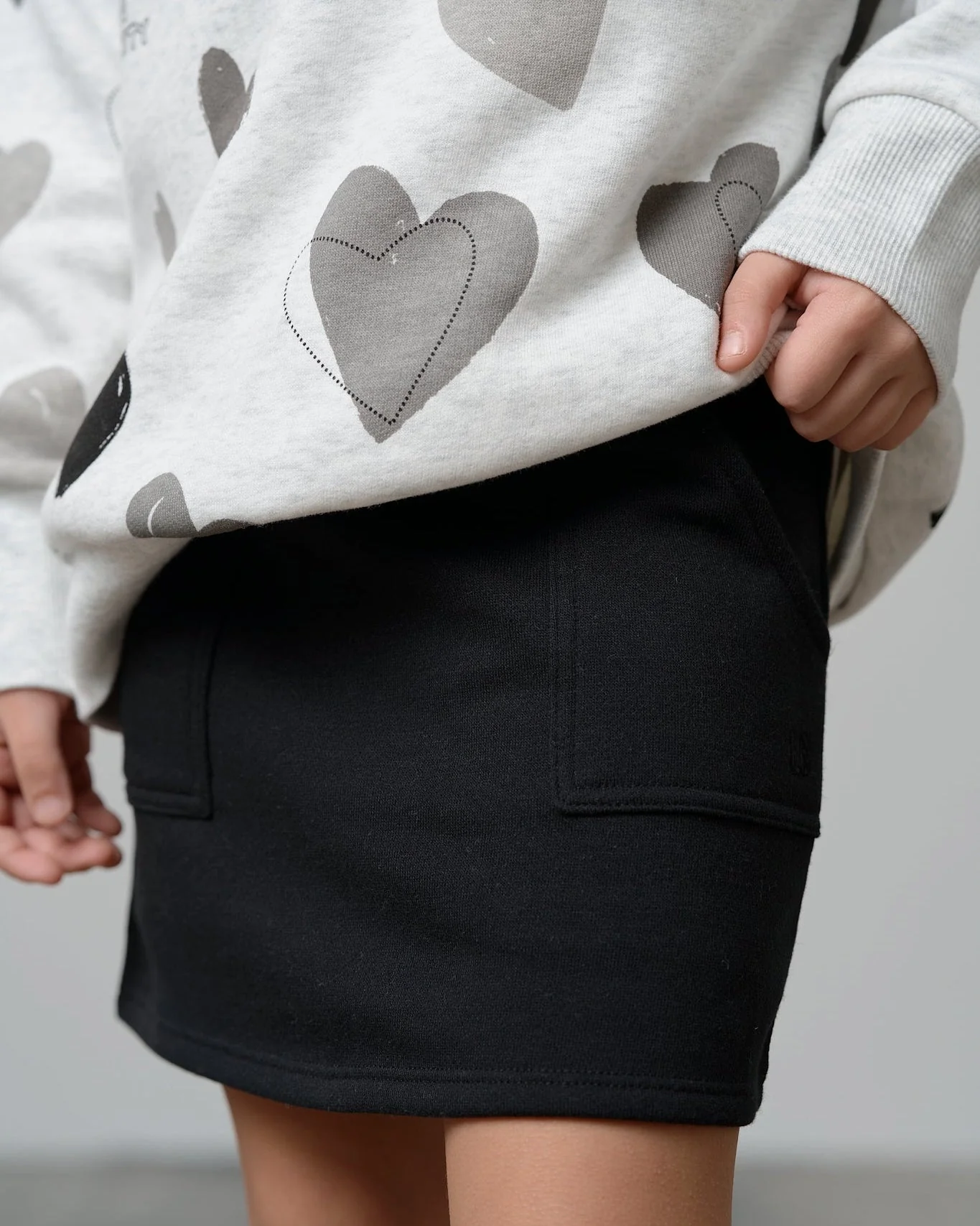 Stitch Pocket Skort - Black - Image 9