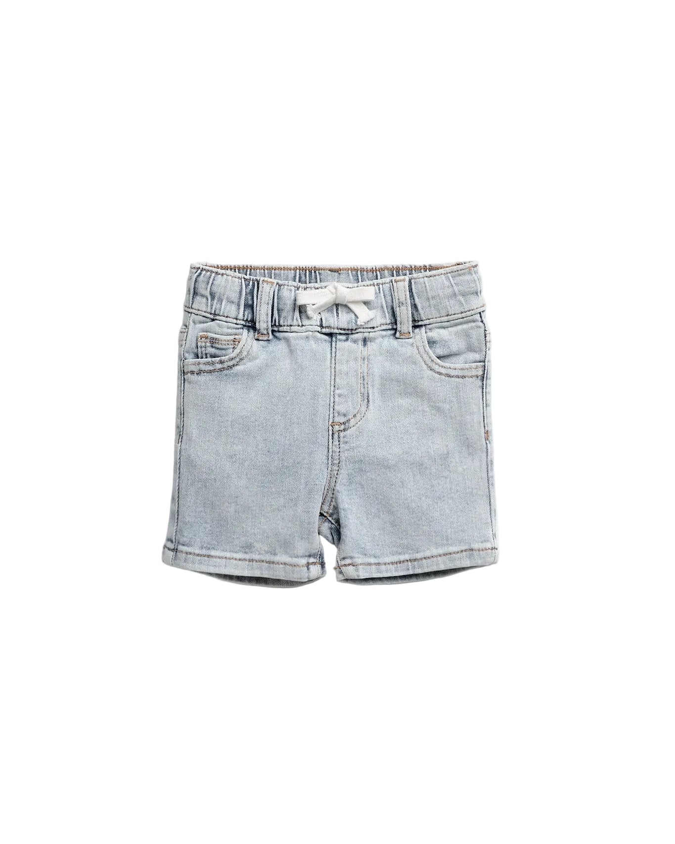 Straight Denim Short - Light Wash - Image 18