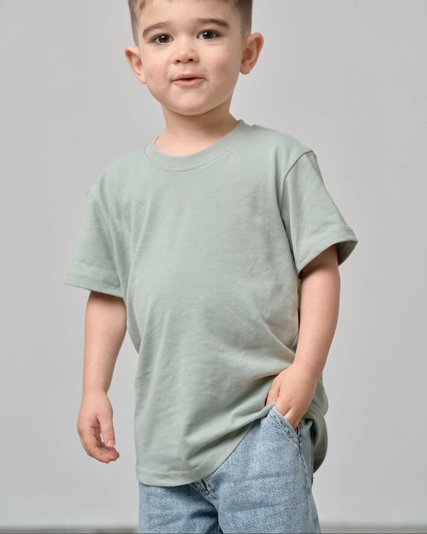 Swoop Elevated Tee - Agave - Image 5