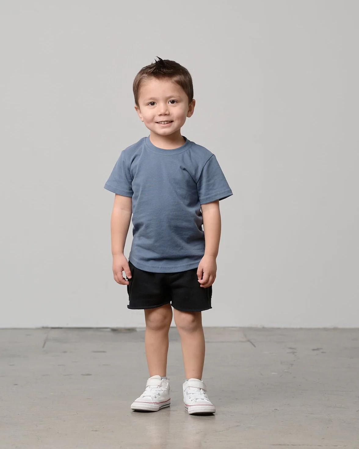 Swoop Elevated Tee - Worn Indigo - Image 3