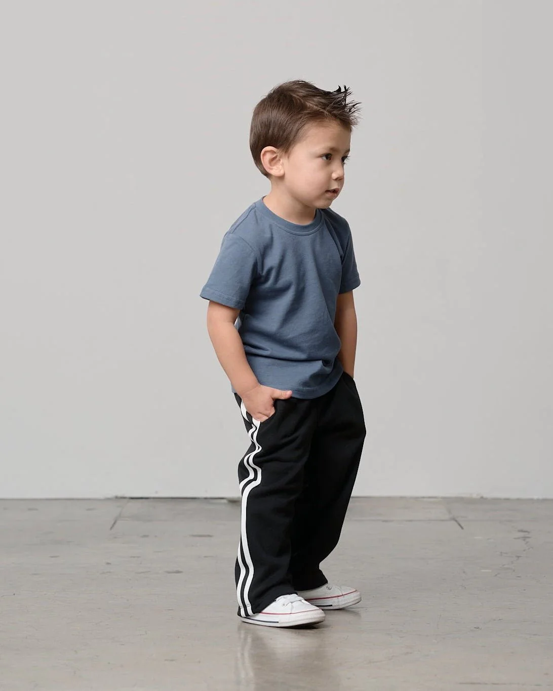 Swoop Elevated Tee - Worn Indigo - Image 7