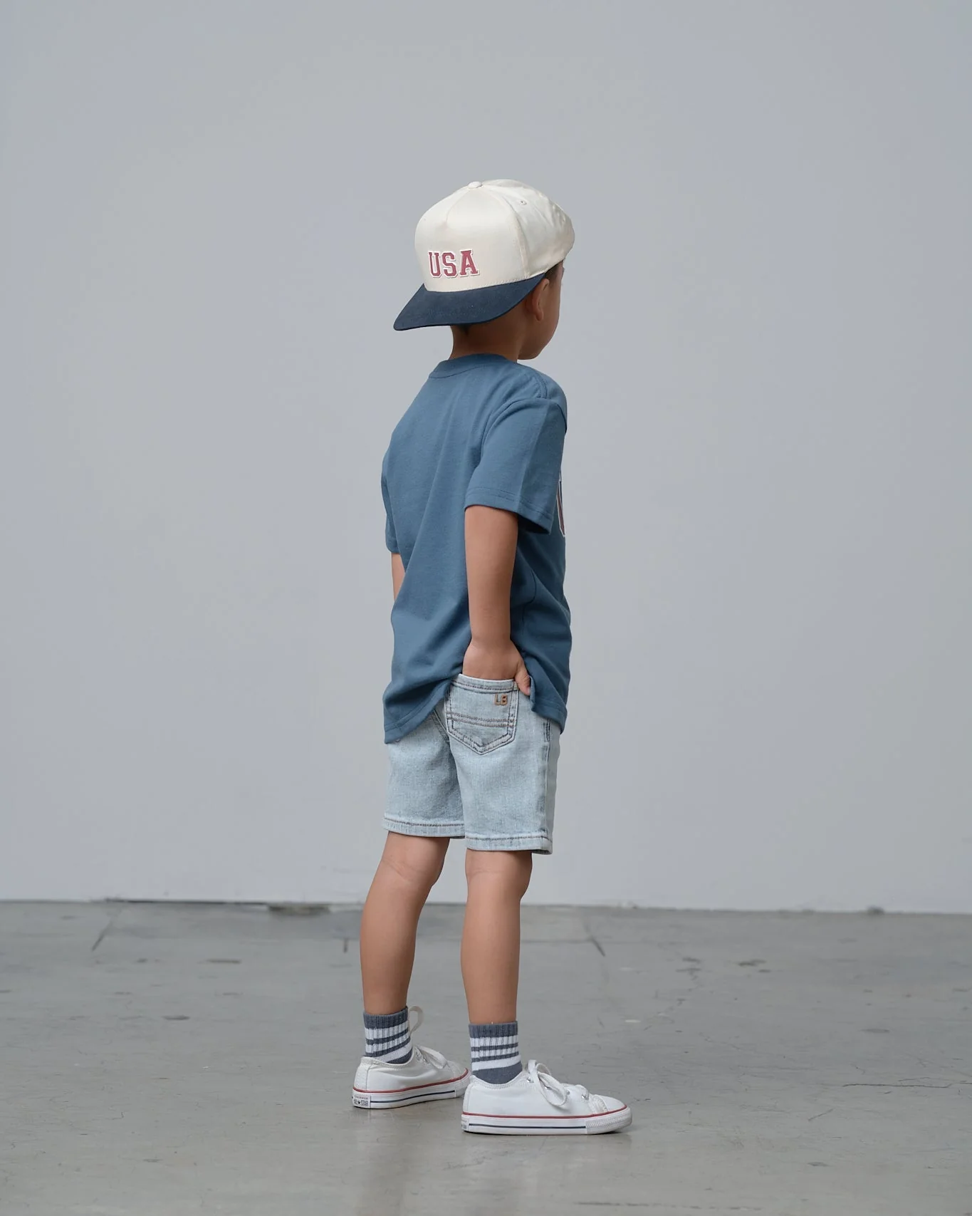 USA Elevated Tee - Worn Indigo - Image 7